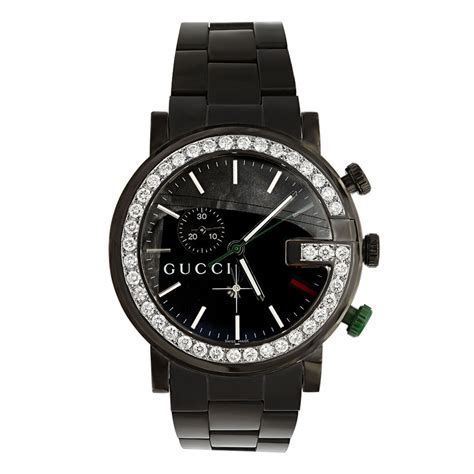 gucci men's watches|men's gucci watch diamond bezel.